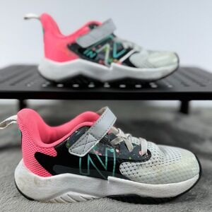 New Balance Kids' Pink and Black Sneakers